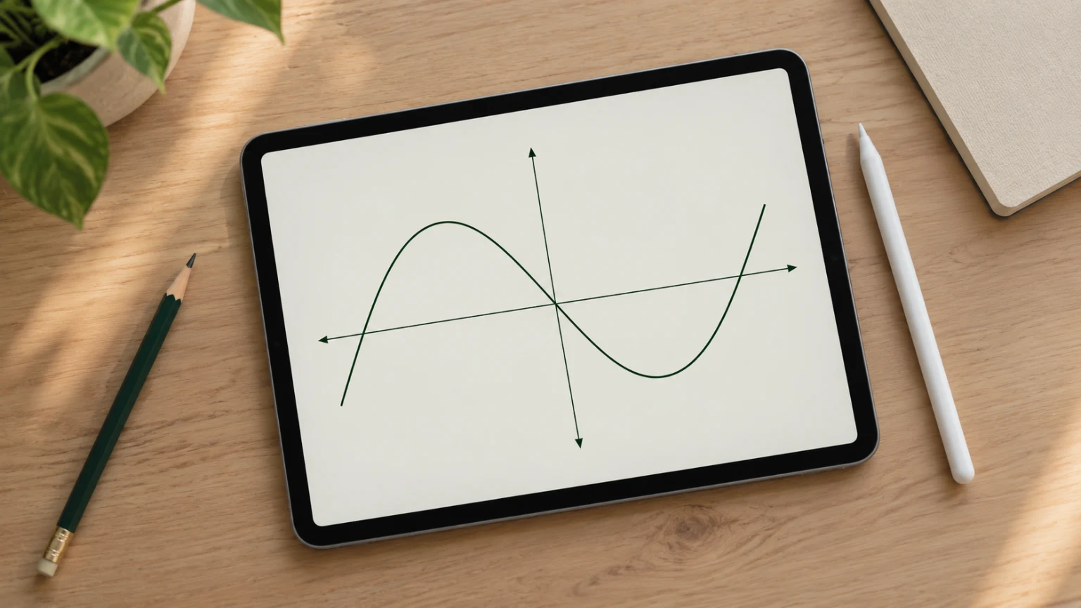 Adaptif test modül yapısı Dijital SAT adaptif test yapısını temsil eden tablet ekranındaki grafik